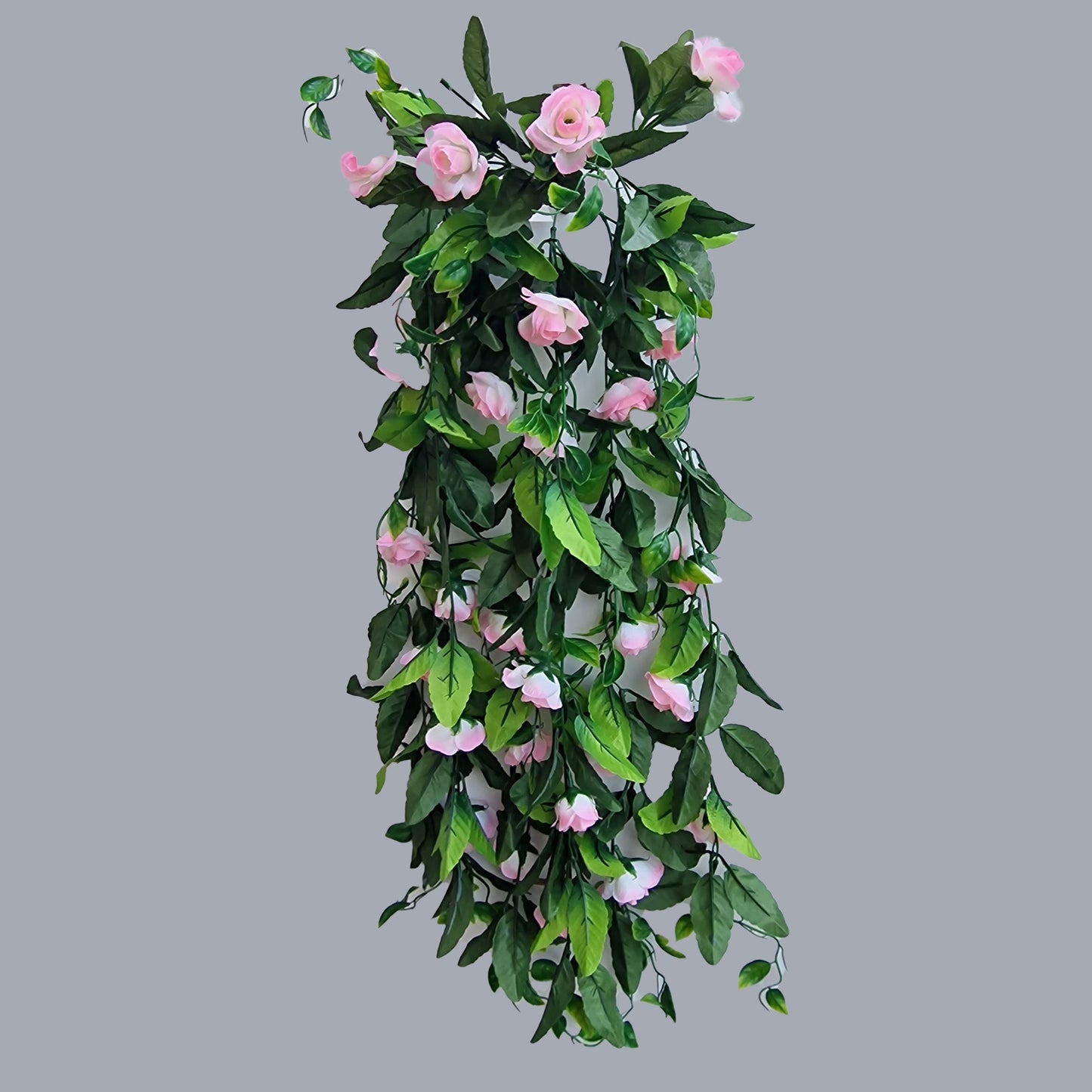 Beautiful Artificial Rose With Leaves -Pretty, Silk 80cm Trailing Rose - Amor Flowers