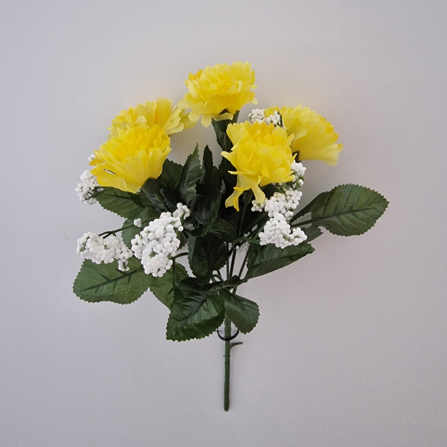 Mini Carnation Bush With Gyp 5 Head - Amor Flowers