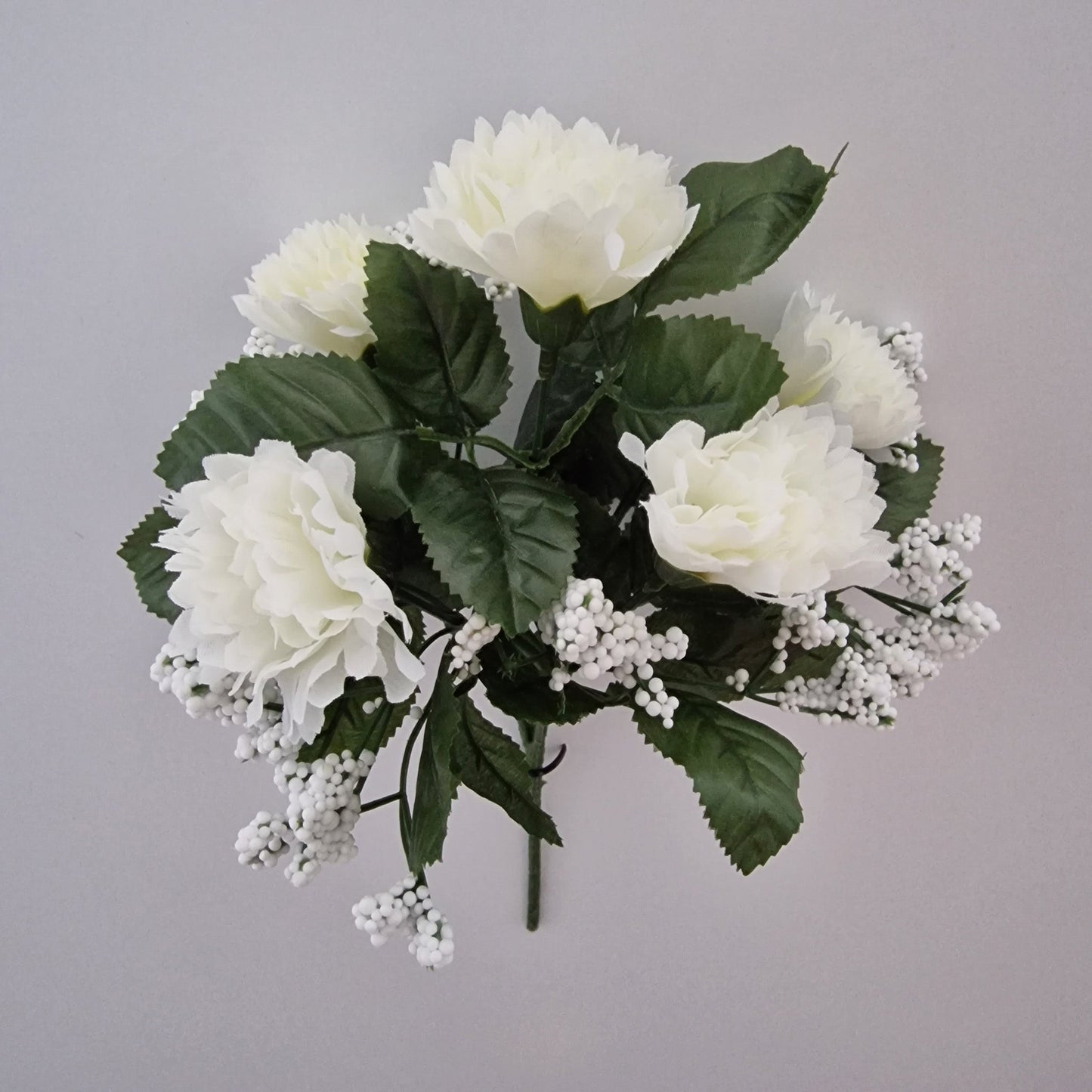 Mini Carnation Bush With Gyp 5 Head - Amor Flowers