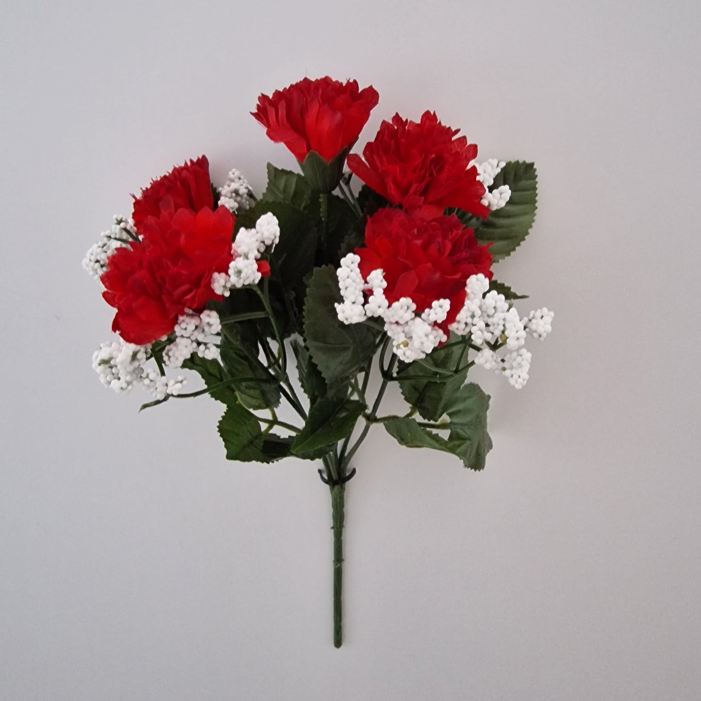 Mini Carnation Bush With Gyp 5 Head - Amor Flowers