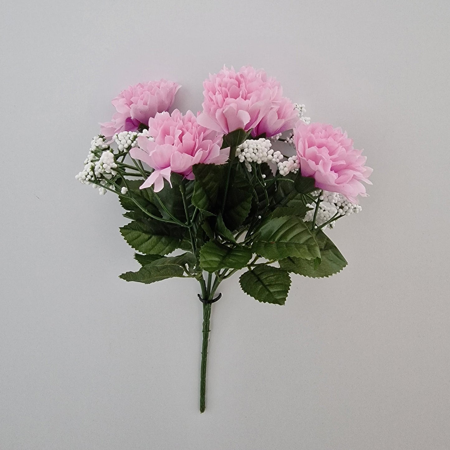 Mini Carnation Bush With Gyp 5 Head - Amor Flowers