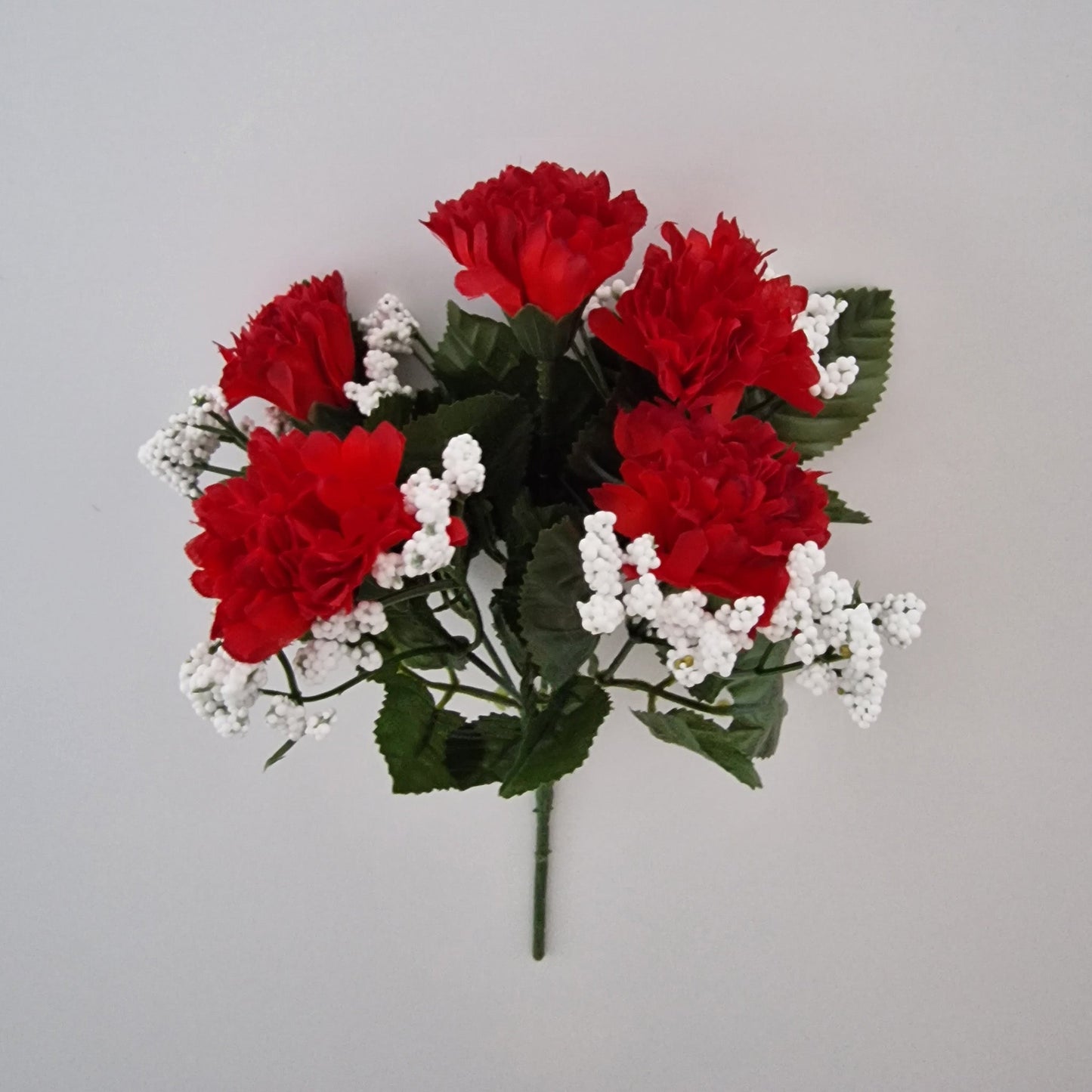 Mini Carnation Bush With Gyp 5 Head - Amor Flowers