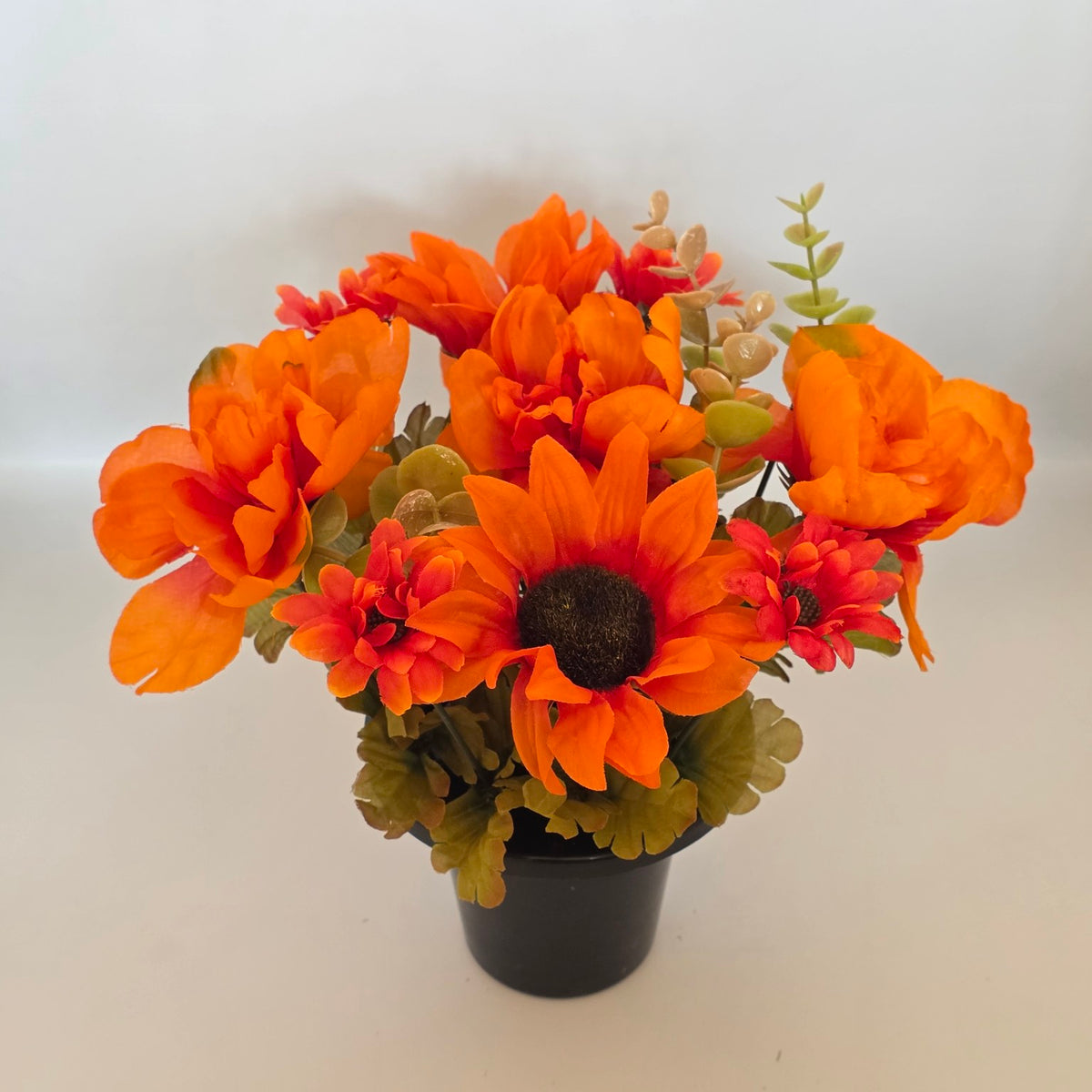 Autumn Memorial Pot - Orange