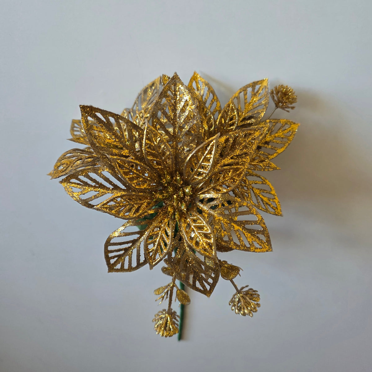Artificial Poinsettia Christmas Flower Bunch – £2