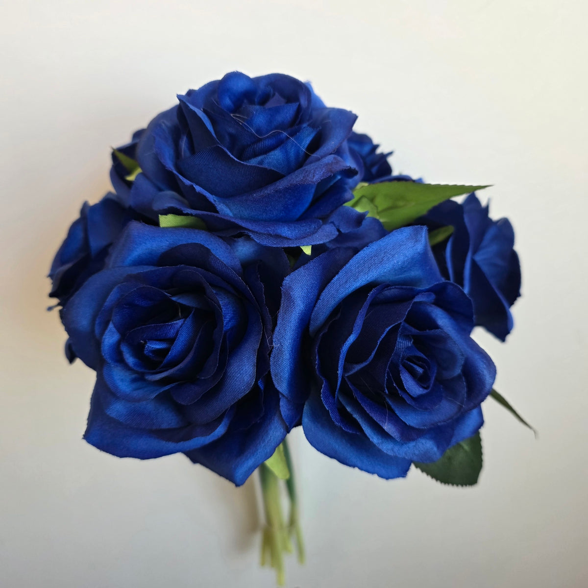 Artificial Rose Bundle – 7 Large Open Heads