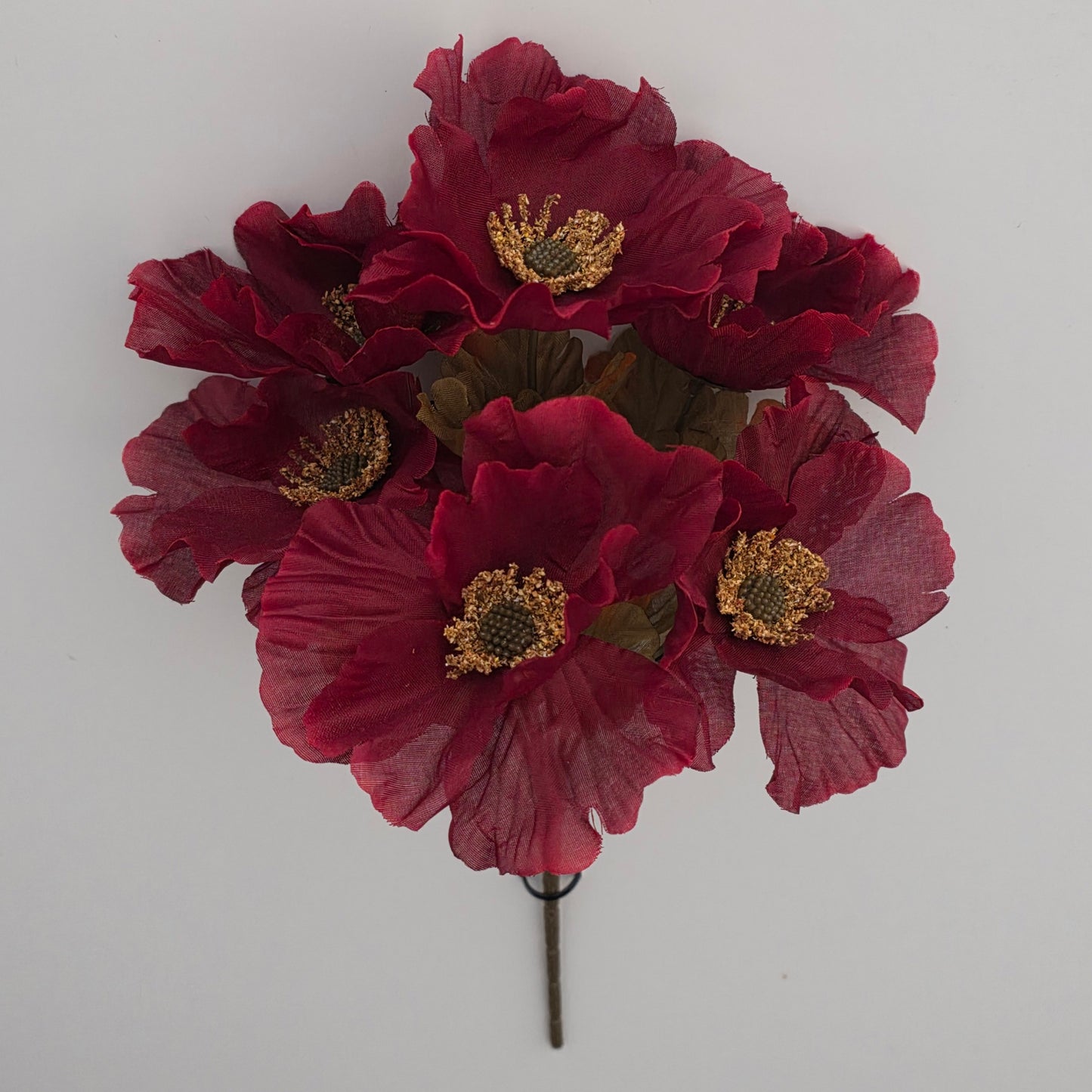 Autumn Poppy in 4 Autumnal Colours