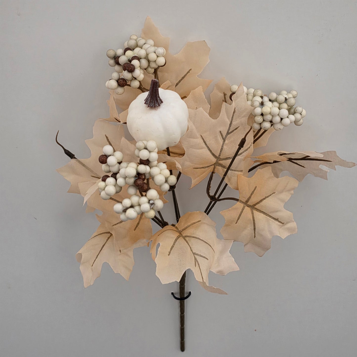 Autumn Maple And Pumpkin Bush