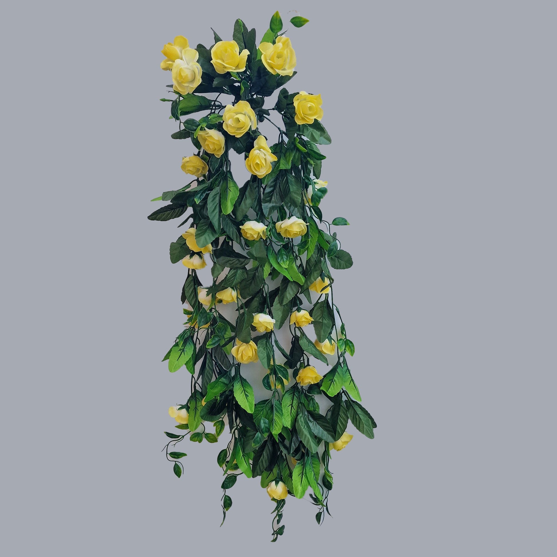Beautiful Artificial Rose With Leaves -Pretty, Silk 80cm Trailing Rose - Amor Flowers