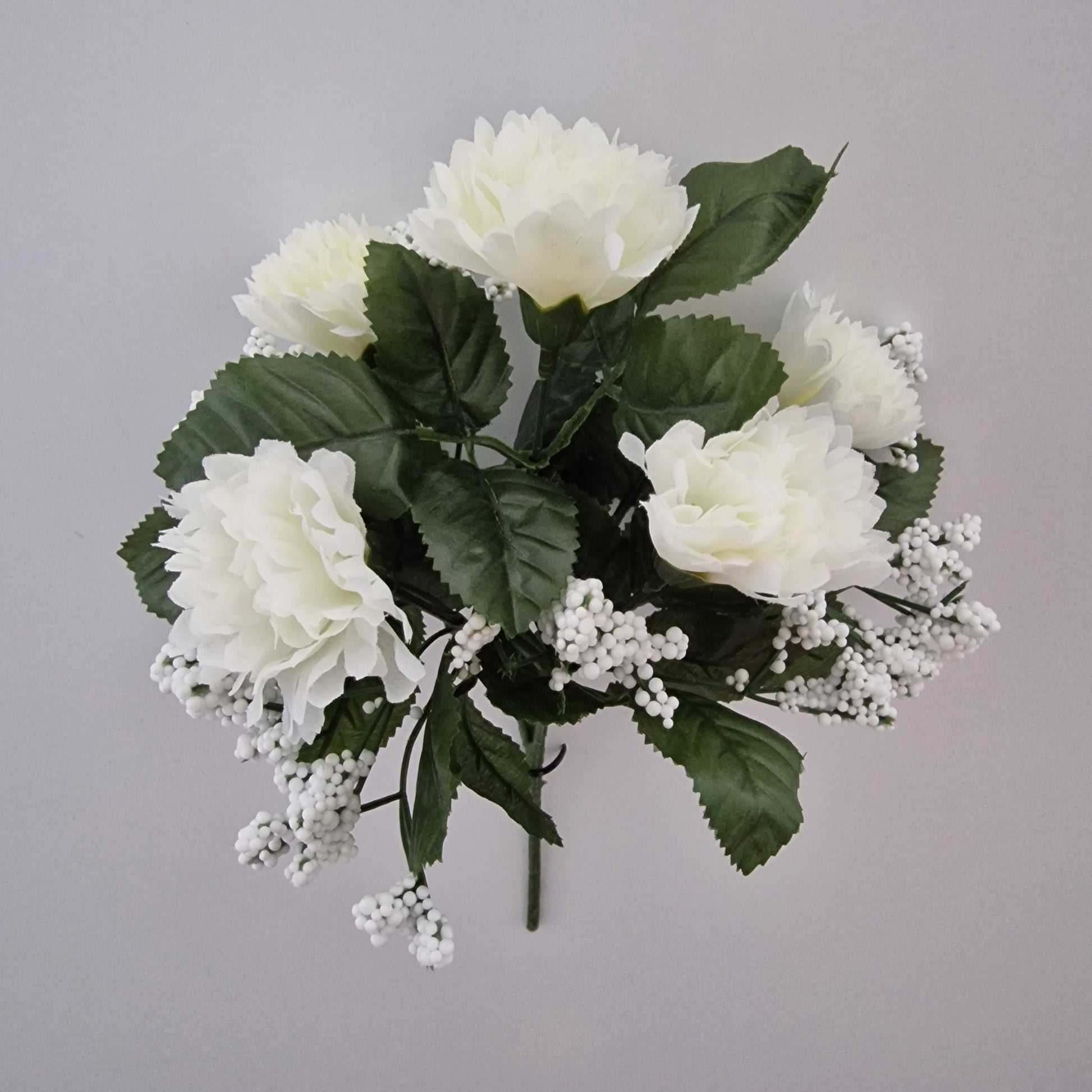 Mini Carnation Bush With Gyp 5 Head - Amor Flowers